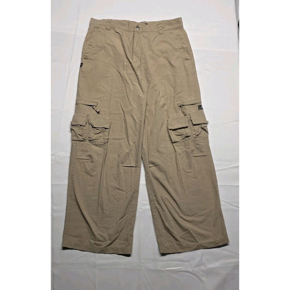 VTG Caffeine Pants size 34x30 Cargo Wide Leg Baggy Rave Skater Grunge JNCO Y2K